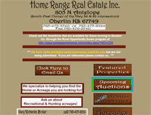 Tablet Screenshot of homerangerealestate.com